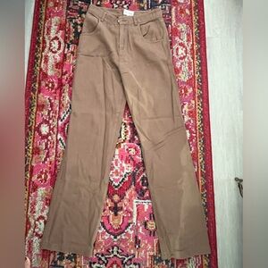 Women’s brown straight leg pants